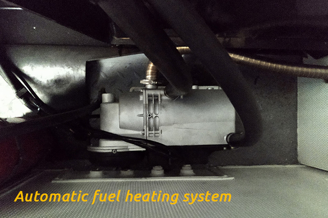 Sistema automático de calentamiento de combustible